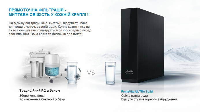 Фильтр для воды FonteVita Ultra Slim