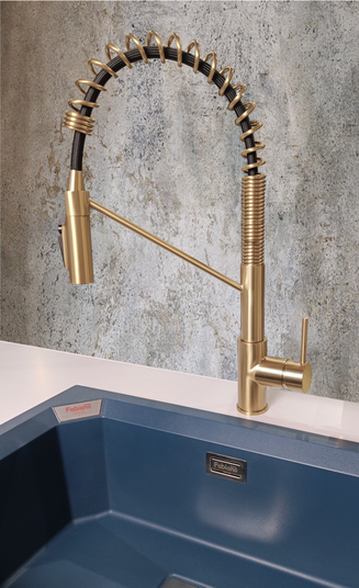 Змішувач Комбінований FKM 3128 Light Gold купити в Україні ▷ ціна