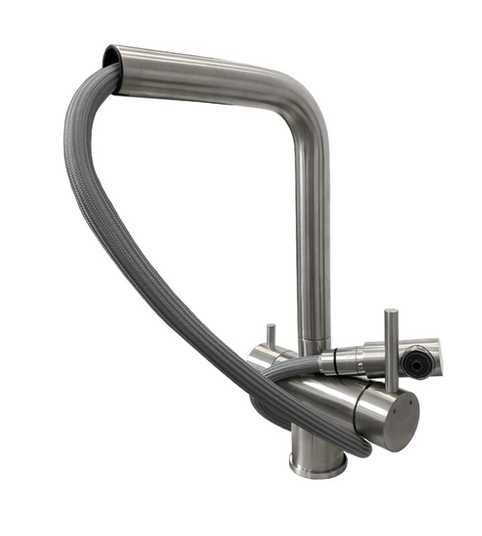 Змішувач Комбінований FKM 3116P SS Inox купити в Україні ▷ ціна