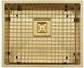Мийка Quadro 53 Celldecor Nano Gold + Змішувач FKM 3128 Light Gold