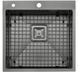 Мийка TOP 49 Celldecor Nano Graphite + Змішувач FKM 3128 Black Steel