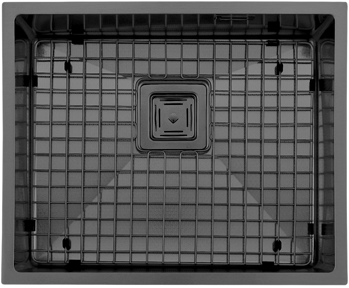 Нерж. мойка Quadro 53 Celldecor Nano Graphite купить в Украине