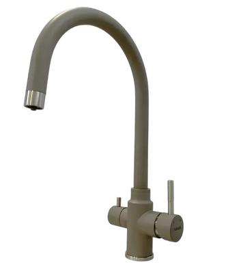 Мойка Classic 65x50 Beton + Смеситель SKFC 90 ST Beton