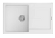 Мойка Navio 79x50 Alpine White + Смеситель FKM 317 SS Inox