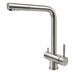 Мойка Navio 79x50 Alpine White + Смеситель FKM 317 SS Inox
