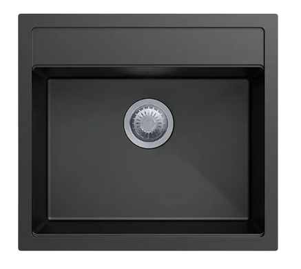 Мойка Quadro 56x51 Antracit + Смеситель FKM 317 SS Antracit