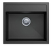 Мойка Quadro 56x51 Antracit + Смеситель FKM 317 SS Antracit