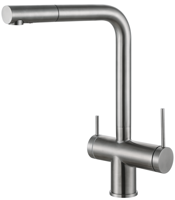 Змішувач Комбінований FKM 3114 SS Inox купити в Україні ▷ ціна